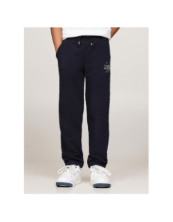 Pantalon de Jogging logo puff print bleu marine enfant - Tommy Hilfiger