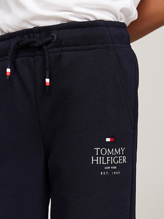 Pantalon de Jogging logo puff print bleu marine enfant - Tommy Hilfiger