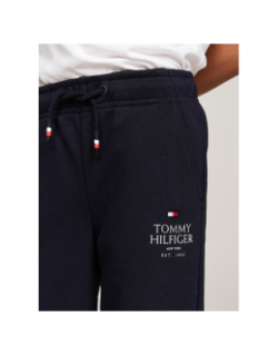 Pantalon de Jogging logo puff print bleu marine enfant - Tommy Hilfiger