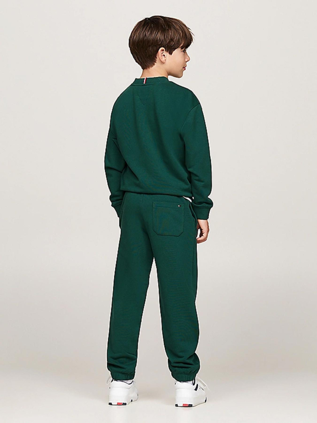 Pantalon de Jogging uni timeless vert enfant - Tommy Hilfiger