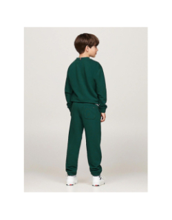 Pantalon de Jogging uni timeless vert enfant - Tommy Hilfiger