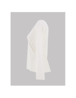 T-shirt à manches longues t-mania écru femme - Teddy Smith