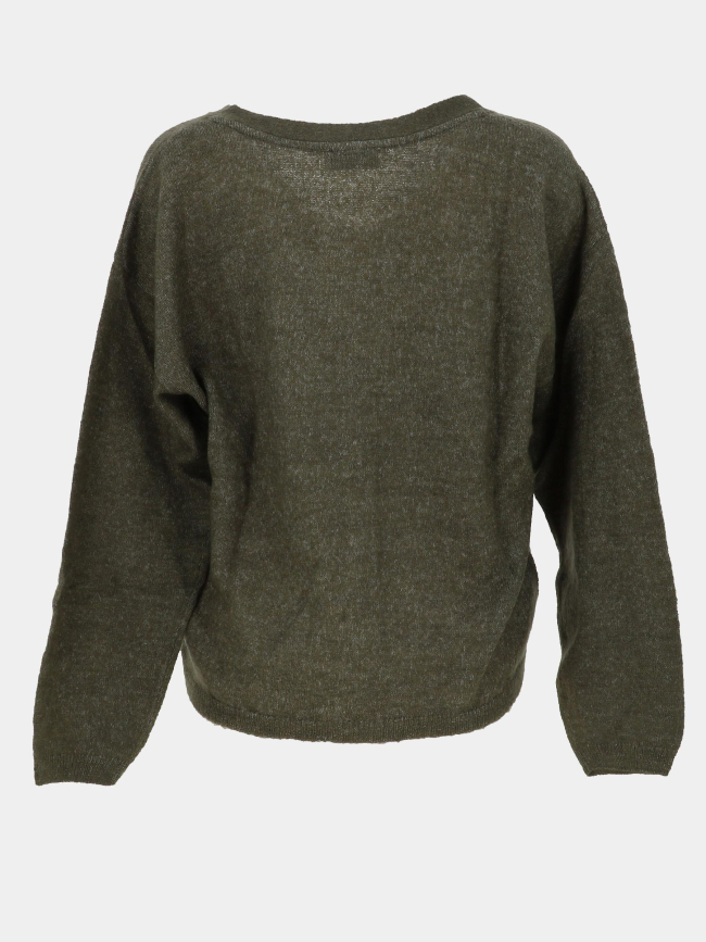 Gilet cardigan pepite vert femme - Teddy Smith