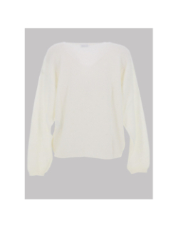 Gilet cardigan pepite blanc femme - Teddy Smith