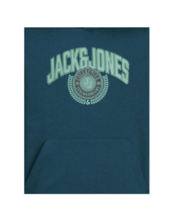 Sweat à capuche jjkam varsity vert garçon - Jack & Jones