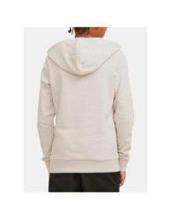 Sweat à capuche jjkam varsity beige garçon - Jack & Jones