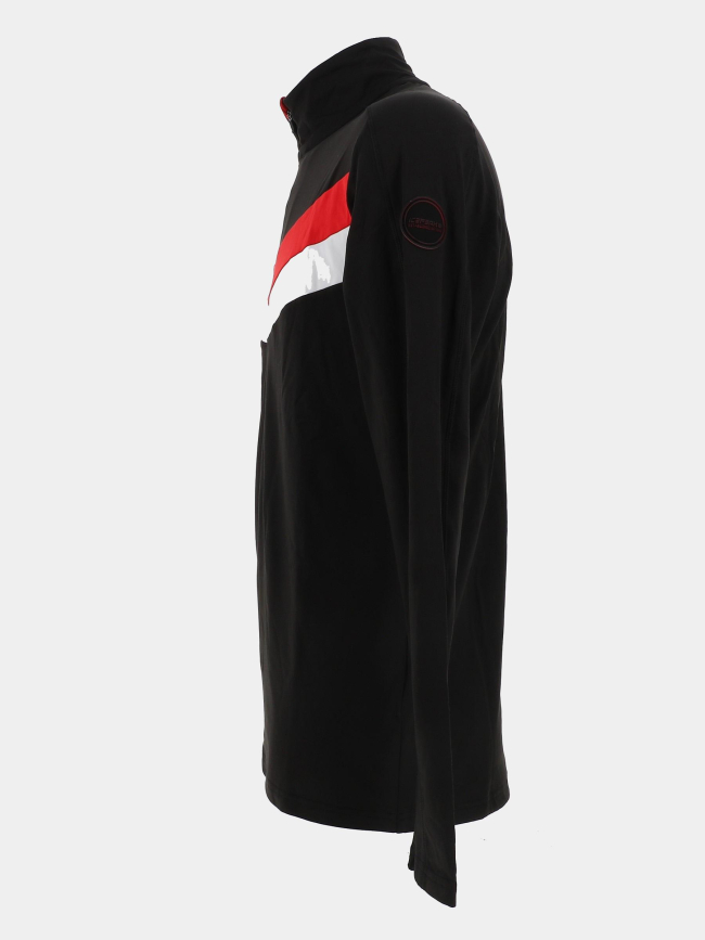 Haut à col zippé fenner noir homme - Icepeak