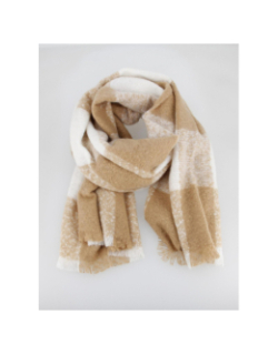Echarpe claudette camel femme - Deeluxe