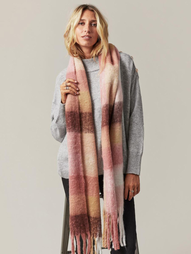 Echarpe askila rose femme - Deeluxe