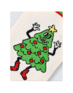 Chaussettes happy tree blanc - Happy Socks