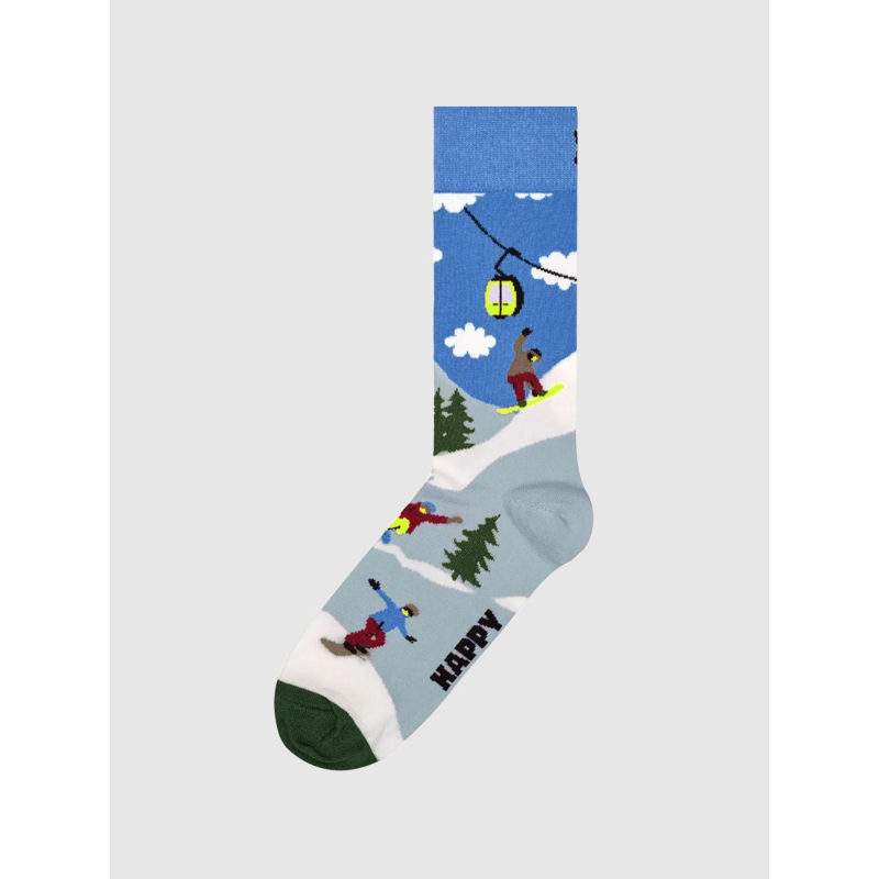Chaussettes snowboard bleu - Happy Socks