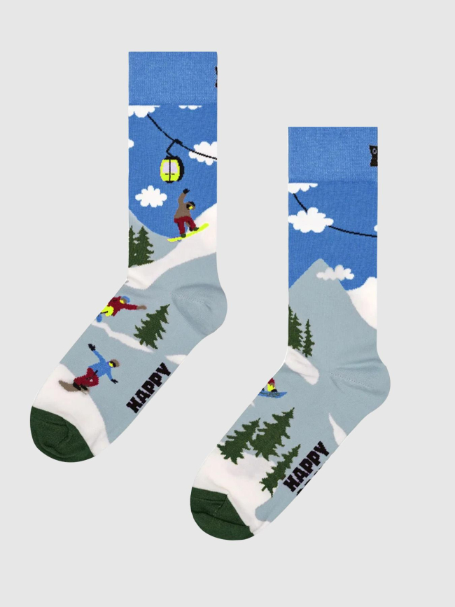 Chaussettes snowboard bleu - Happy Socks