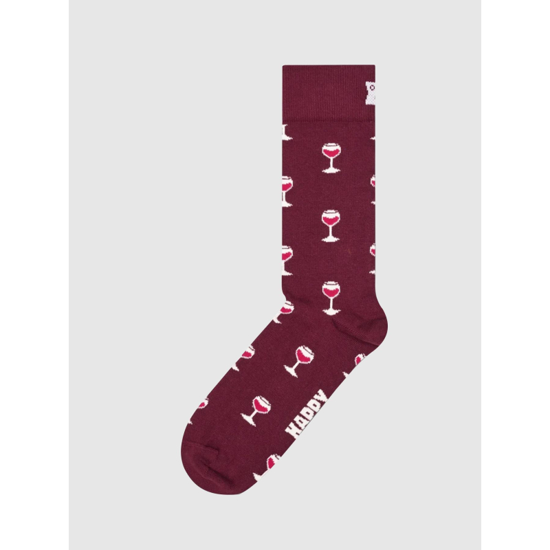 Chaussettes verre de vin bleu marine - Happy Socks
