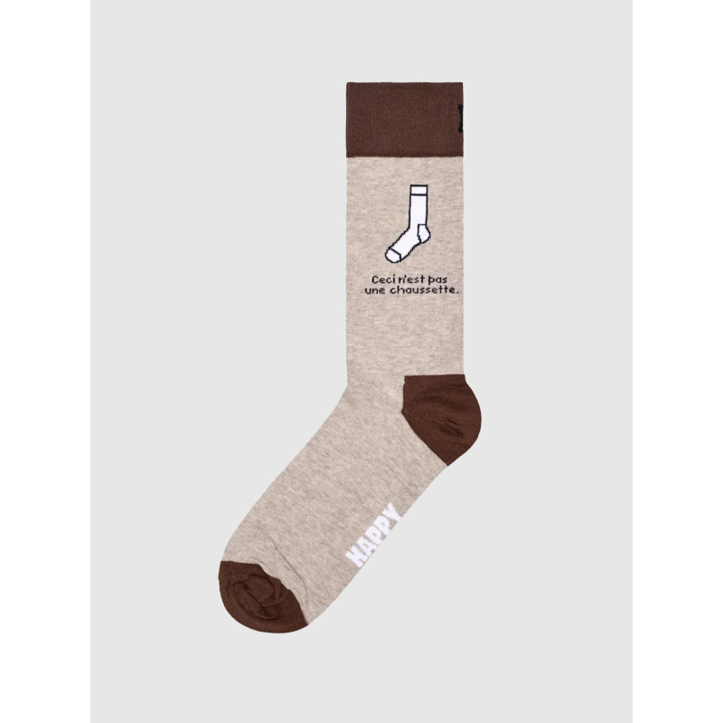 Chaussettes sockless marron - Happy Socks