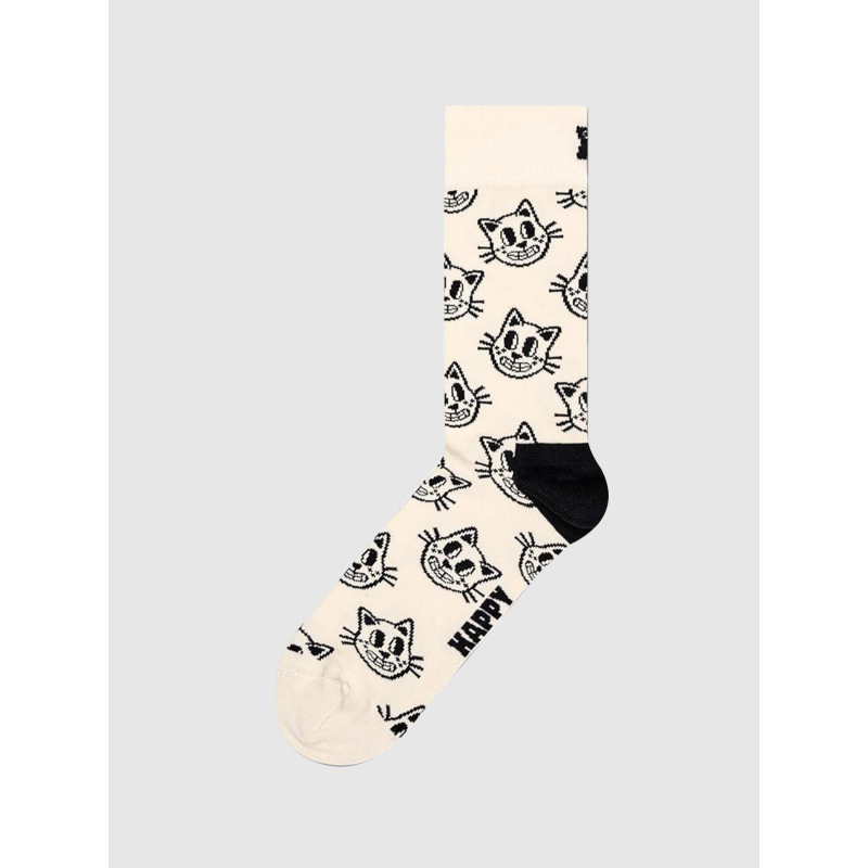 Chaussettes chat beige - Happy Socks