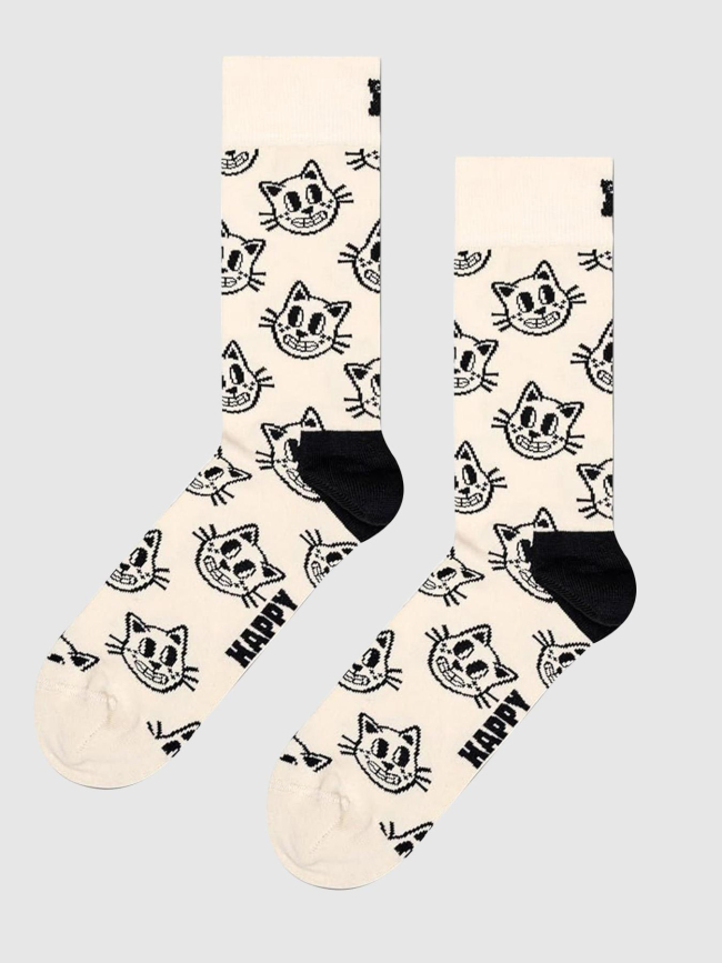 Chaussettes chat beige - Happy Socks