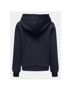 Sweat à capuche kognoomi bleu marine fille - Only