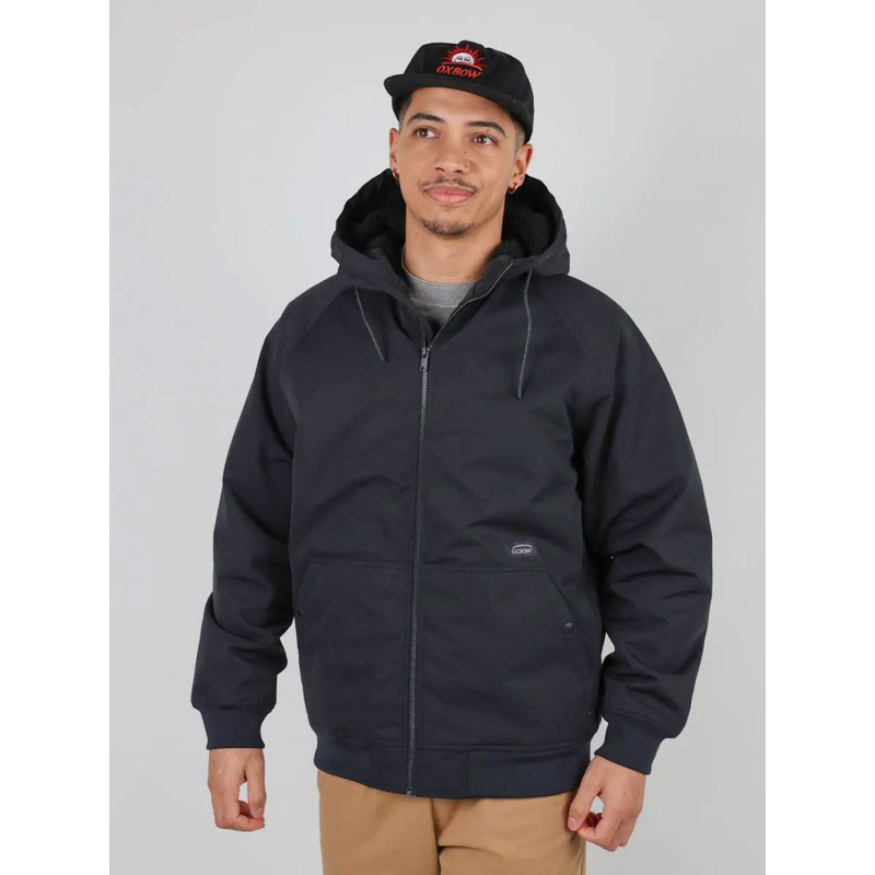 Parka doublé sherpa joao noir homme - Oxbow