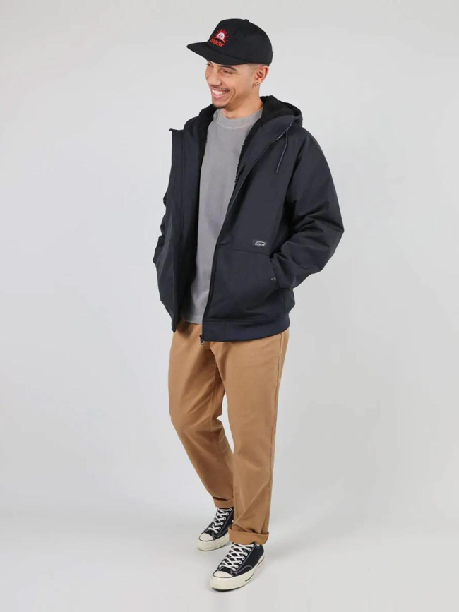Parka doublé sherpa joao noir homme - Oxbow