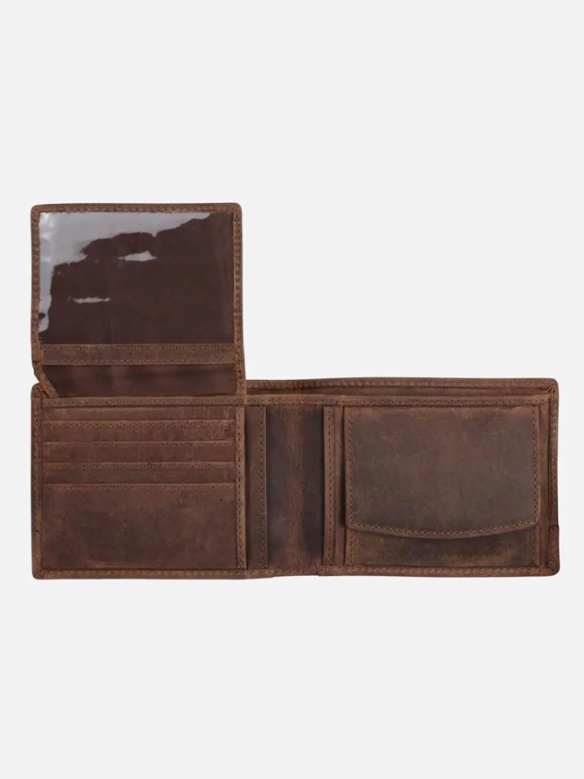 Portefeuille en cuir freetz marron homme - Oxbow