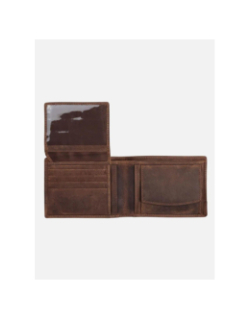 Portefeuille en cuir freetz marron homme - Oxbow