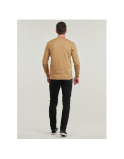 Pull essentiel col rond beige homme - Oxbow