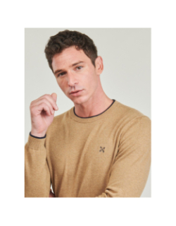 Pull essentiel col rond beige homme - Oxbow