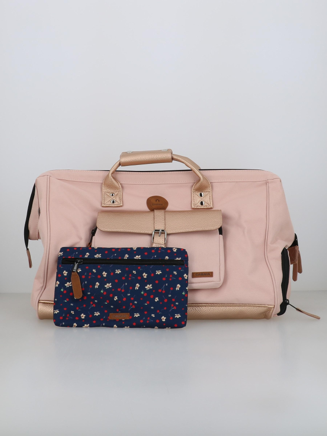Sac de voyage duffle queretaro rose - Cabaïa
