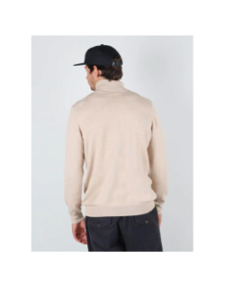 Pull à col roulé essentiel beige homme - Oxbow