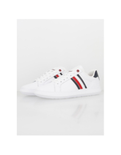Baskets en cuir cupsole blanc homme - Tommy Hilfiger