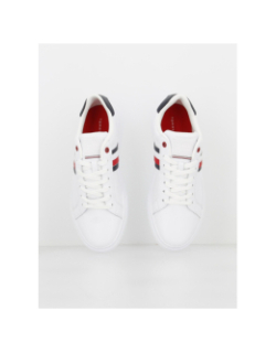 Baskets en cuir cupsole blanc homme - Tommy Hilfiger