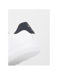 Baskets en cuir cupsole blanc homme - Tommy Hilfiger