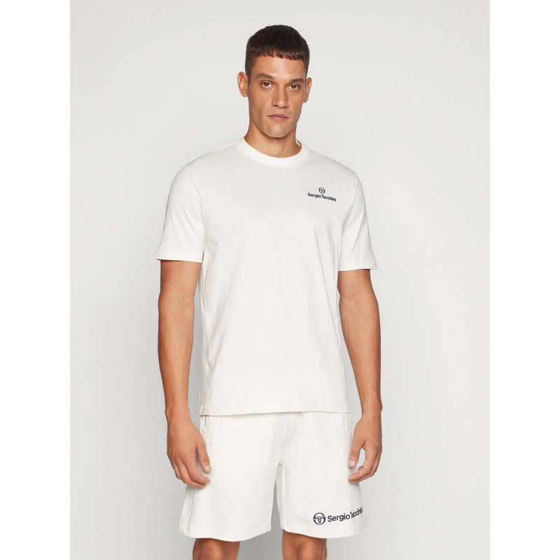 T-shirt manches courte bold écru homme - Sergio Tacchini