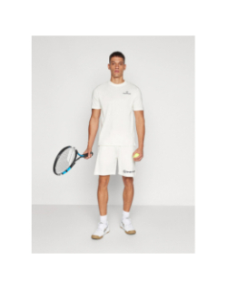 T-shirt manches courte bold écru homme - Sergio Tacchini