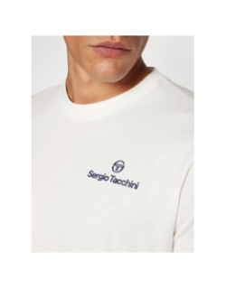 T-shirt manches courte bold écru homme - Sergio Tacchini