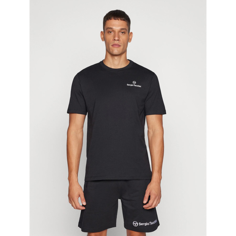 T-shirt manches courtes bold bleu marine homme - Sergio Tacchini