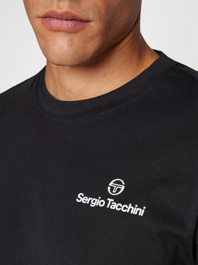 T-shirt manches courtes bold bleu marine homme - Sergio Tacchini