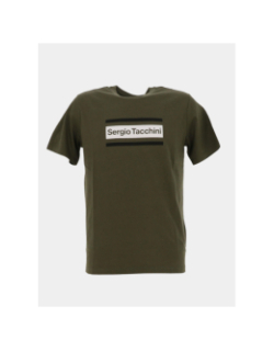 T-shirt à manches courtes lared kaki homme - Sergio Tacchini