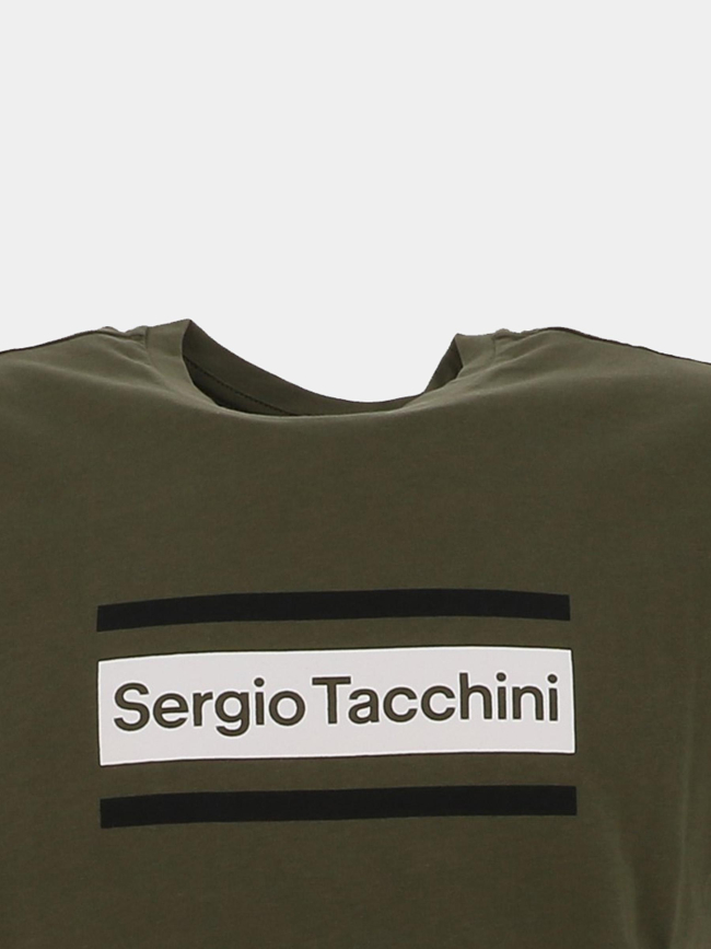 T-shirt à manches courtes lared kaki homme - Sergio Tacchini