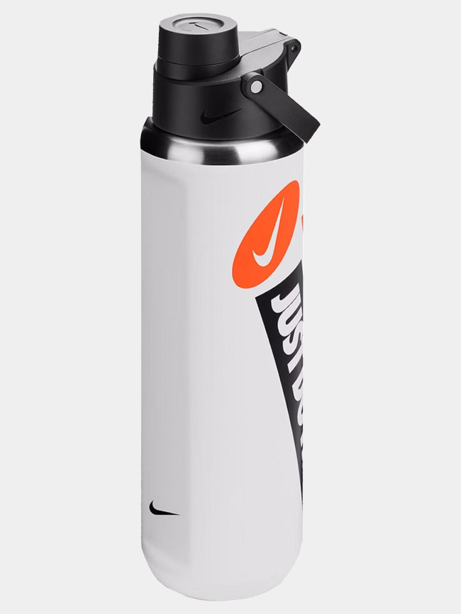 Gourde en acier recharge chug 71cl blanc orange et noir - Nike