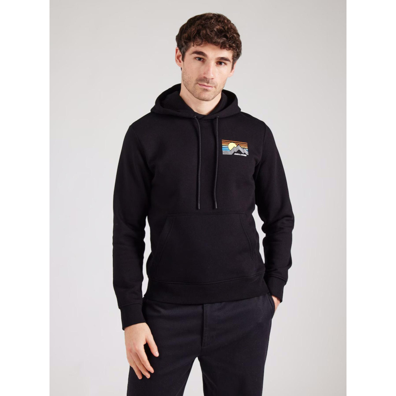Sweat à capuche explorer noir homme - Jack & Jones