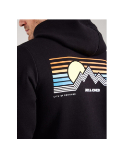 Sweat à capuche explorer noir homme - Jack & Jones