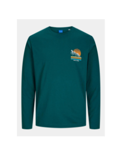 T-shirt manches longues jorexplorer vert homme - Jack & Jones