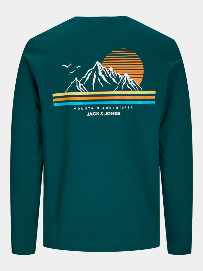 T-shirt manches longues jorexplorer vert homme - Jack & Jones