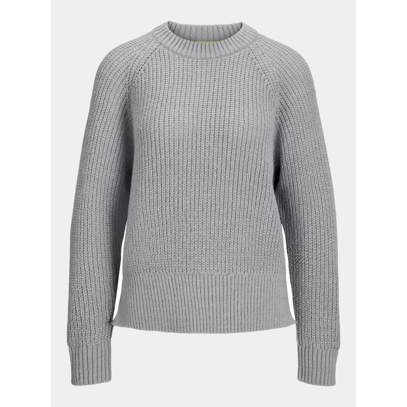 Pull en maille jxcarolina gris femme - JJXX