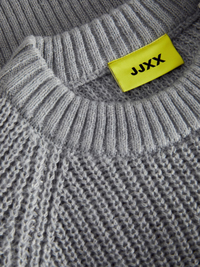 Pull en maille jxcarolina gris femme - JJXX