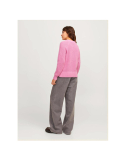 Pull en maille jxcarolina rose femme - JJXX