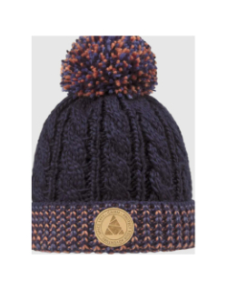 Bonnet à pompon evan bleu marine enfant - Cairn