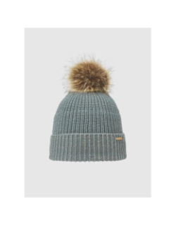 Bonnet à pompon lea bleu fille - Cairn