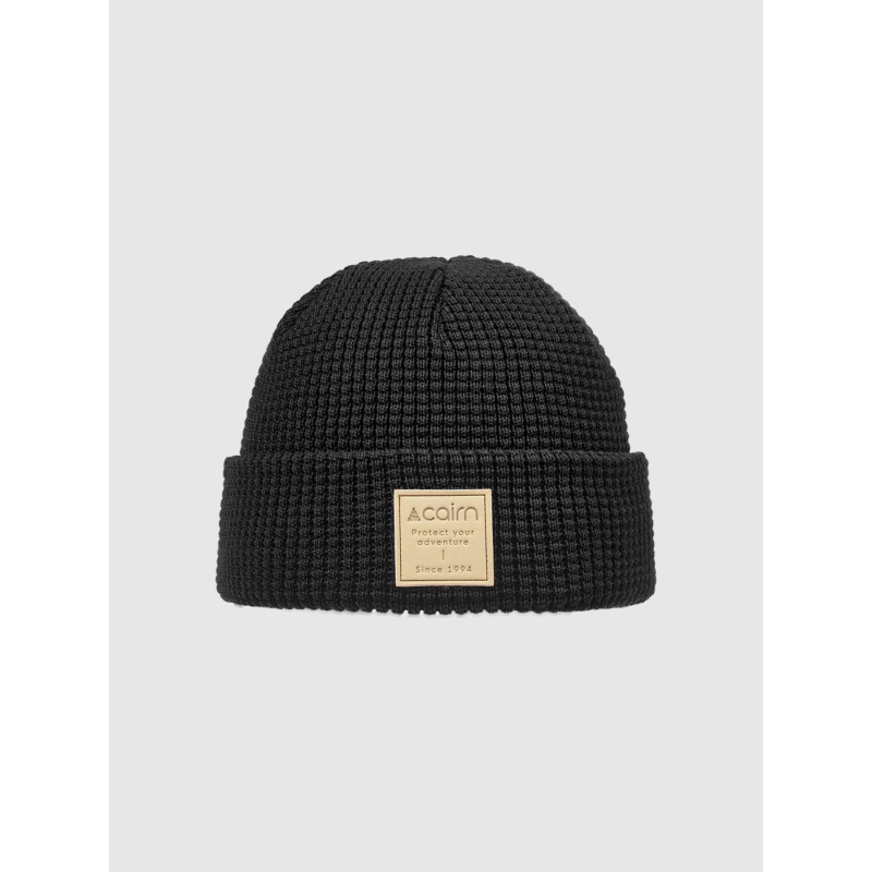 Bonnet domy noir enfant - Cairn
